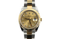 ROLEX Datejust 126333 41mm Yellow Gold & Steel, Champagne Diamond Dial, Full Set
