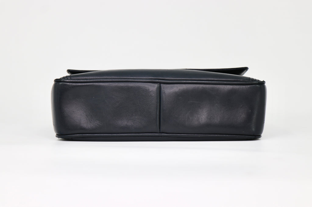 CHANEL Coco Mark Camera Bag in Navy with Tassel, Early 1990's
