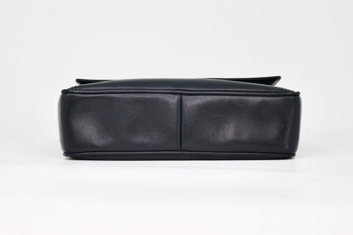 CHANEL Coco Mark Camera Bag in Navy with Tassel, Early 1990's
