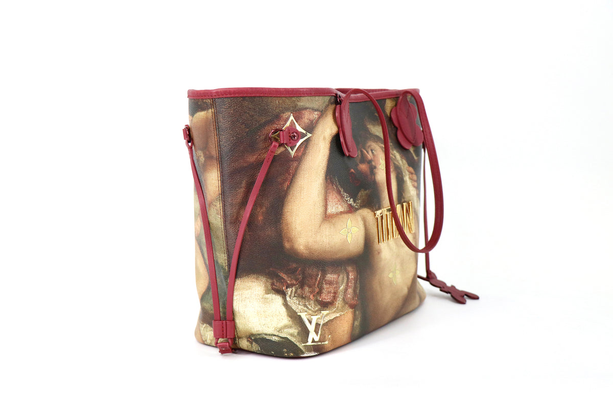 LOUIS VUITTON Titian Neverfull MM, Masters Collection by Jeff Koons 2017
