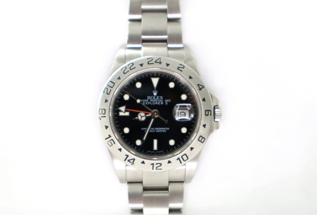 ROLEX Explorer II 16570 40mm Oystersteel, Black Dial, Watch Only