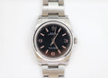 ROLEX Oyster Perpetual 116000 36mm Oystersteel, Black Dial, Watch & Box