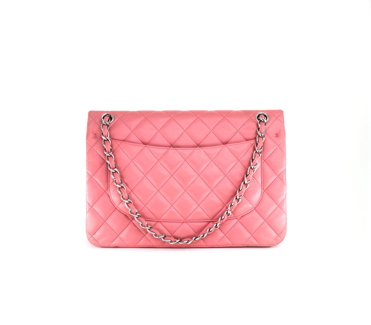 CHANEL Classic Jumbo Double Flap, Quilted Lambskin in Pink, 2014