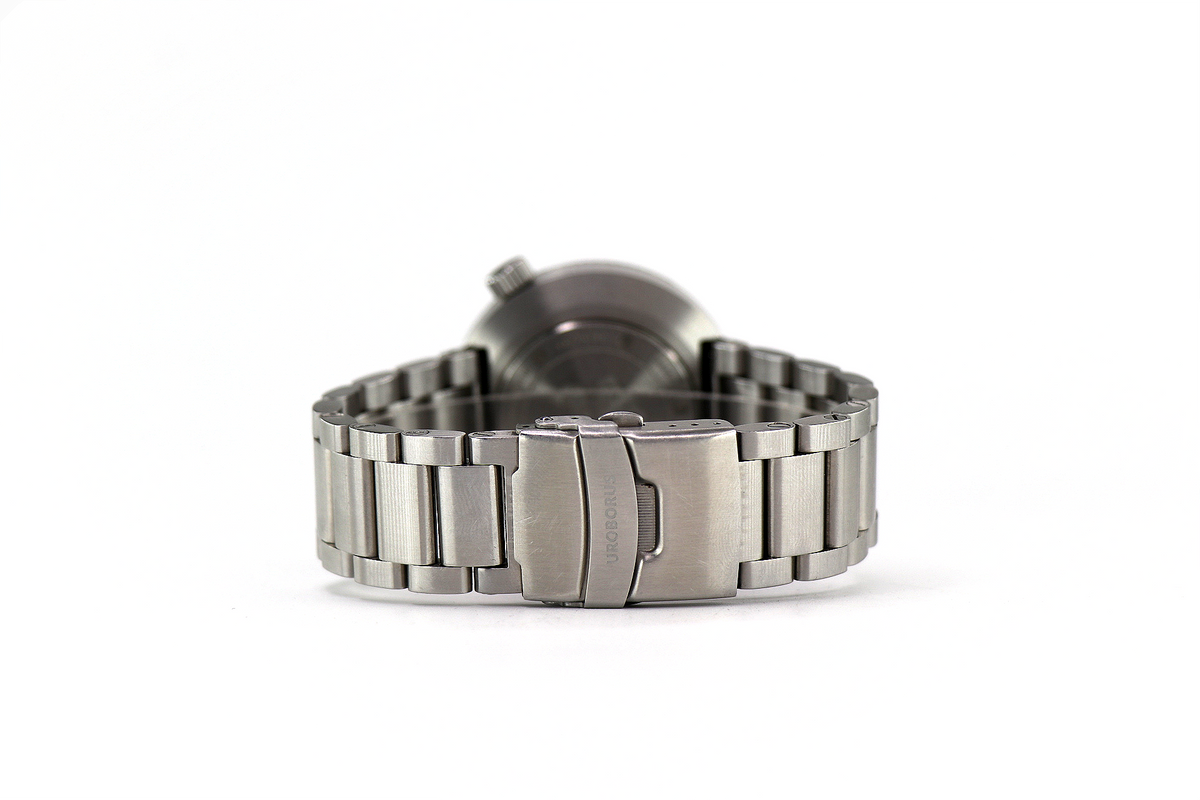 UROBORUS 1000m Diver Limited Edition 44mm Stainless Steel, Blue Dial