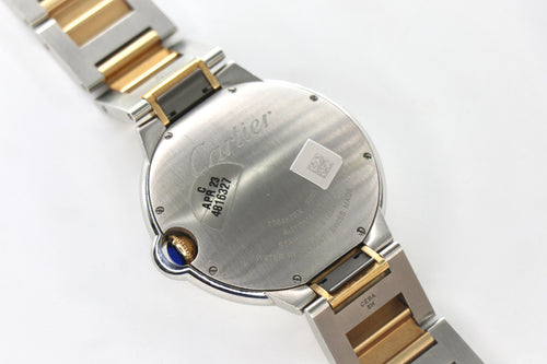 CARTIER Ballon Bleu W2BB0031 42mm 18K Yellow Gold & Steel, Full Set