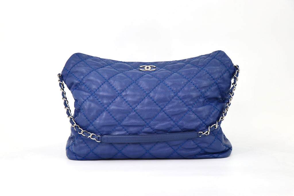 CHANEL French Riviera Hobo Bag, Caviar Quilted Leather by Karl Lagerfeld