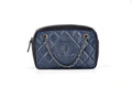 CHANEL Ballerine Camera Case Bag, Quilted Calfskin in Navy & Black 2015-2016