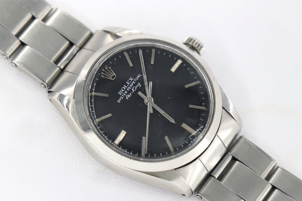 ROLEX Air-King 5500 34mm Stainless Steel, Black Dial, Watch Only