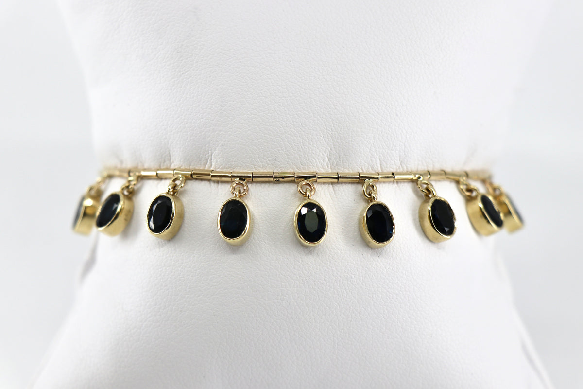 The Dangle Sapphire Bracelet