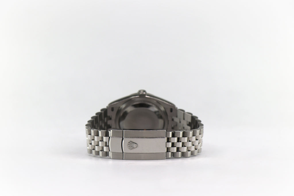 ROLEX Datejust 36 126234 36mm White Gold & Steel, Mint Green Dial, Watch & Box