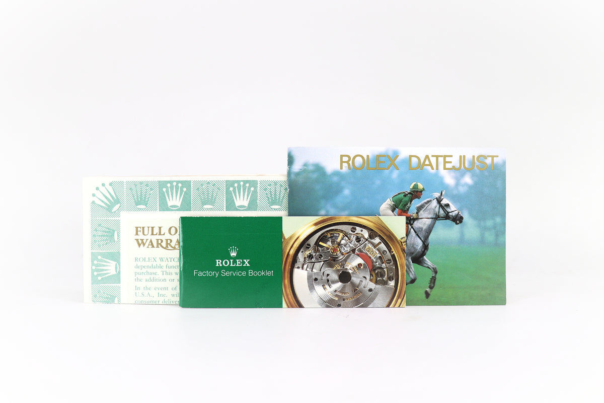ROLEX Datejust 16234 36mm Oystersteel & White Gold, Salmon Roman Dial, Full Set