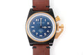 KINGSLEY Type 1 California 1945 45mm Black PVD & Steel, Blue Sunburst Dial