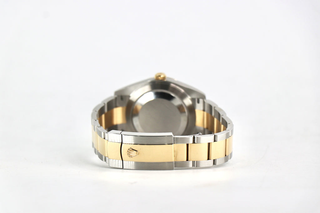 ROLEX Datejust 126333 41mm Yellow Gold & Steel, Champagne Diamond Dial, Full Set