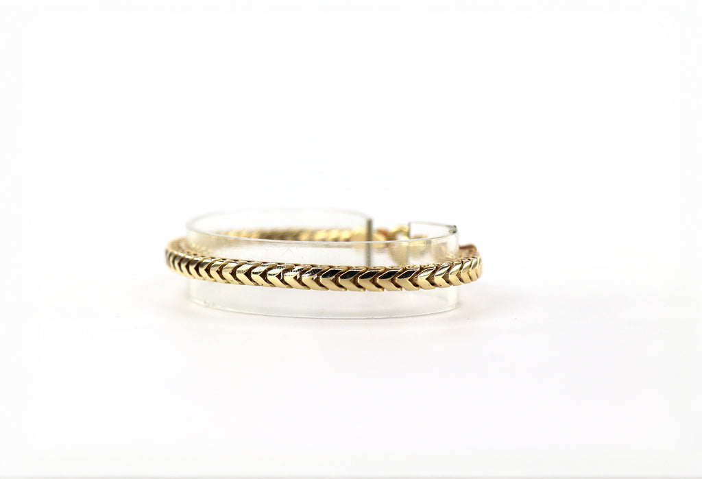 FOXTAIL Bracelet 14K Yellow Gold, 8"