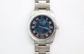 ROLEX Air-King 114200 34mm Oystersteel, Blue Concentric Dial, Watch & Box