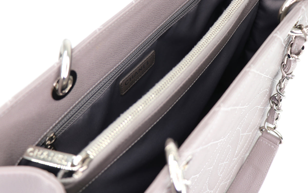 CHANEL Grand Shopping Tote "GST", Caviar Leather in Grey, 2013