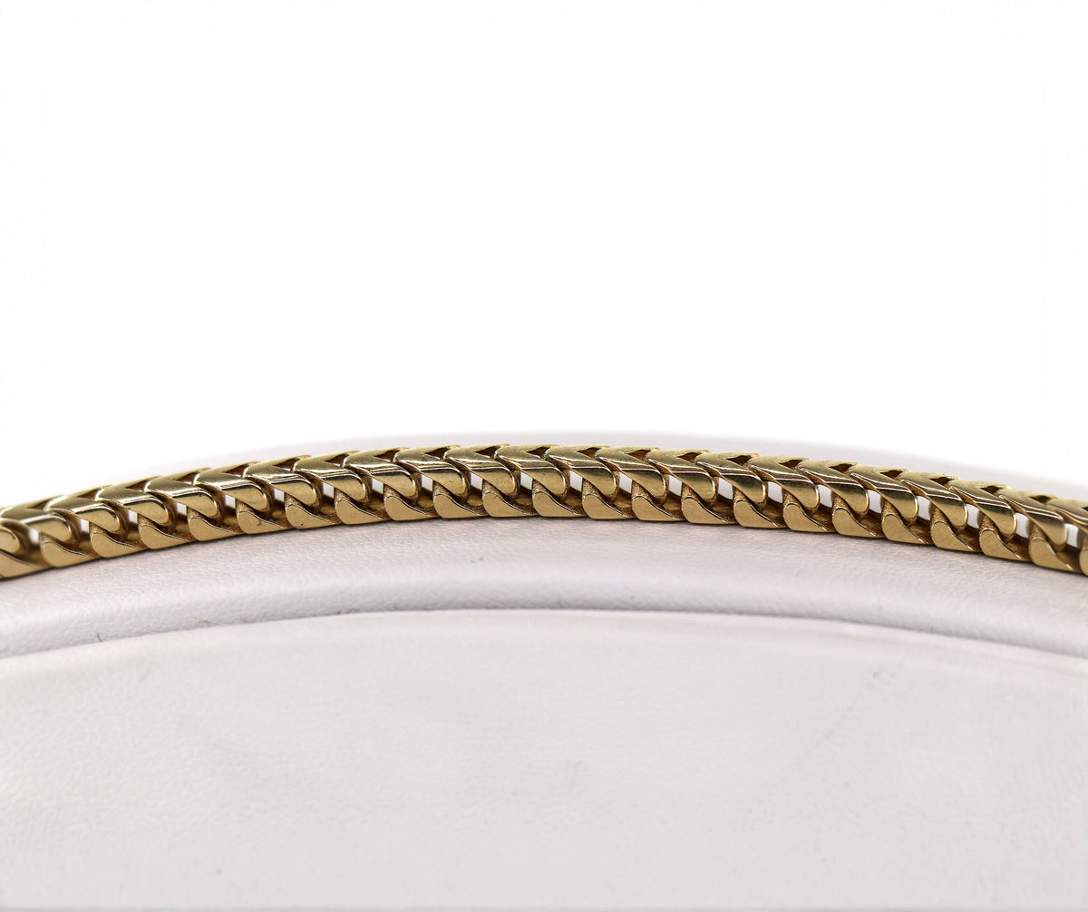 FOXTAIL Bracelet 14K Yellow Gold, 8"