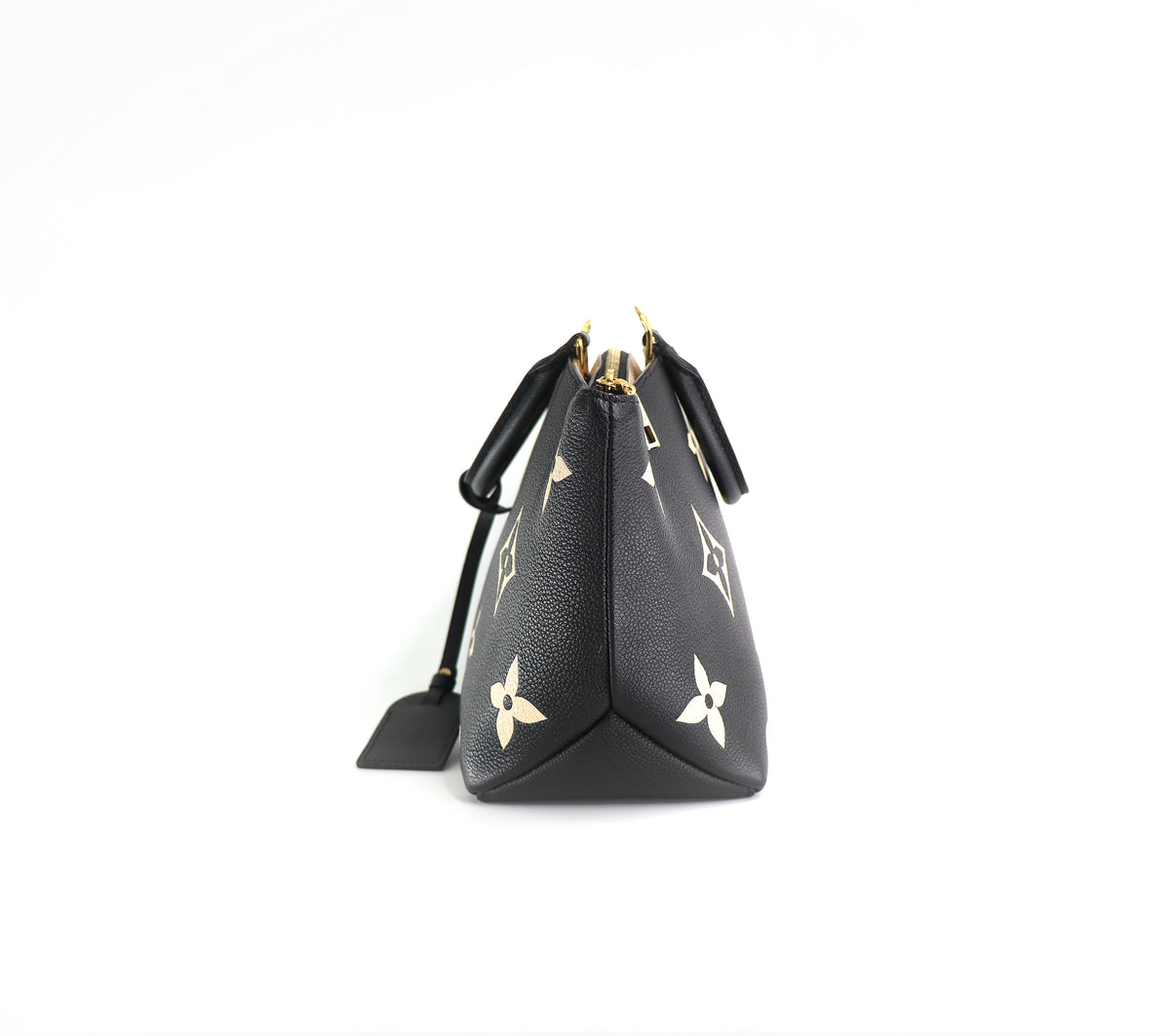 LOUIS VUITTON Petite Palais, Monogram Empriente Leather in Noir & Beige