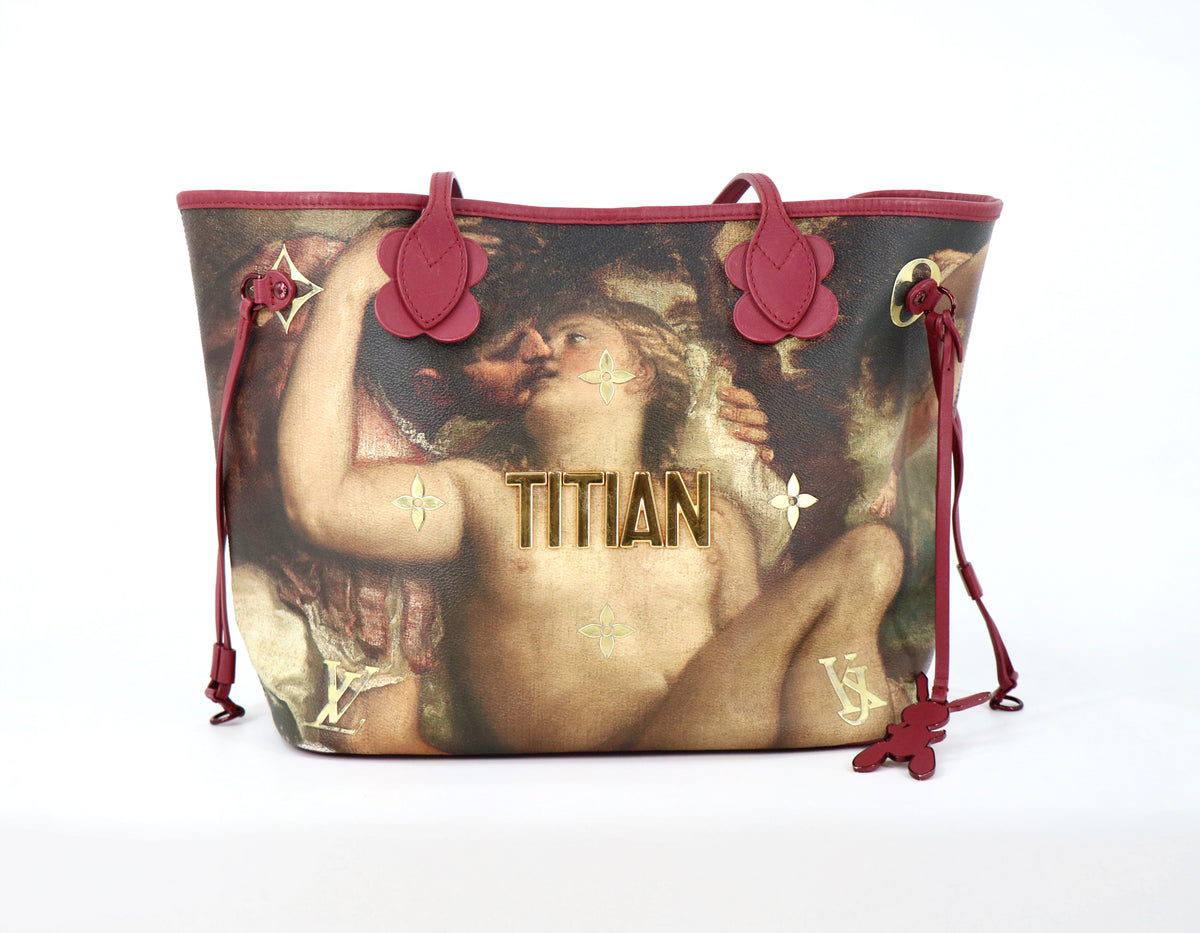 LOUIS VUITTON Titian Neverfull MM, Masters Collection by Jeff Koons 2017