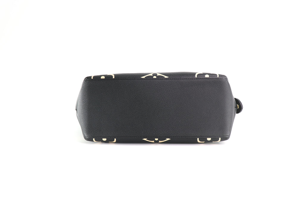 LOUIS VUITTON Petite Palais, Monogram Empriente Leather in Noir & Beige