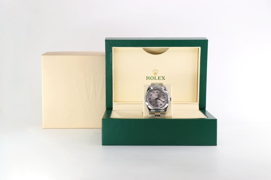 ROLEX Datejust II 116300 41mm Oystersteel, Silver Dial, Watch & Box