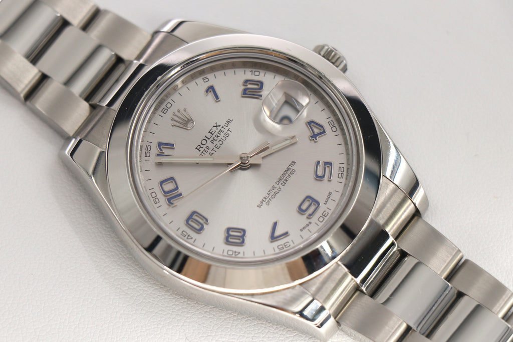 ROLEX Datejust II 116300 41mm Oystersteel, Silver Dial, Watch & Box