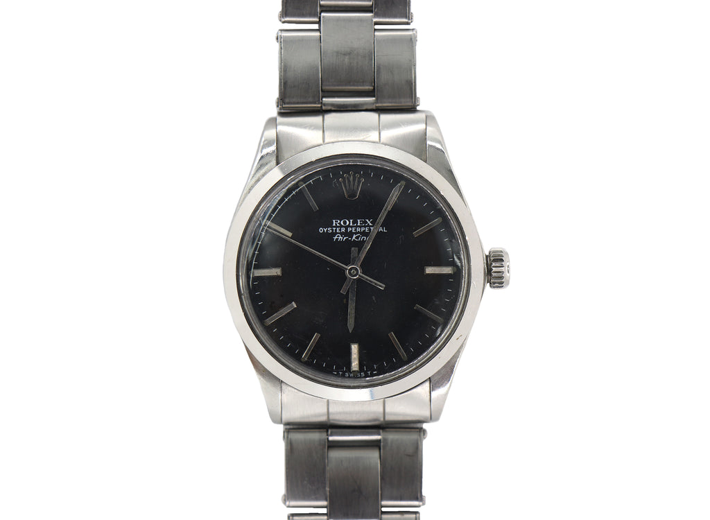 ROLEX Air-King 5500 34mm Stainless Steel, Black Dial, Watch Only
