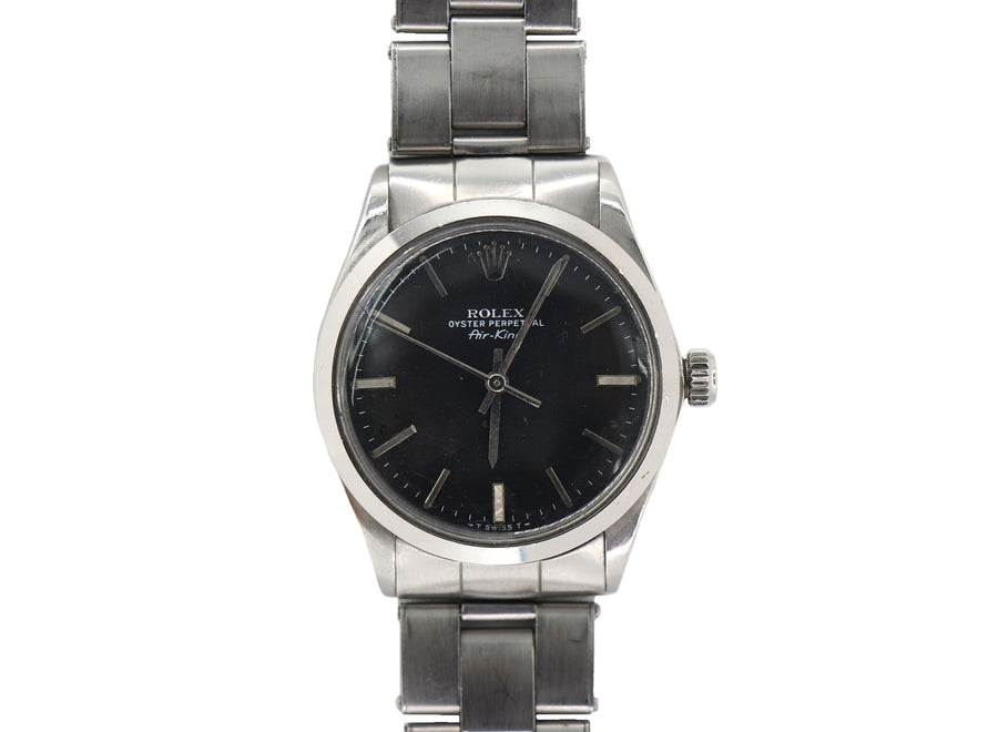 ROLEX Air-King 5500 34mm Stainless Steel, Black Dial, Watch Only
