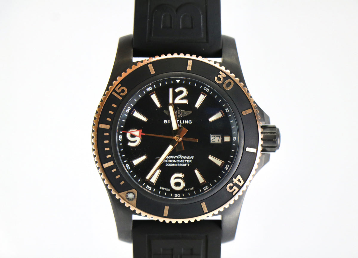 BREITLING Superocean U17368 46mm Stainless Steel, Black Dial