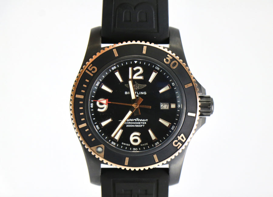 BREITLING Superocean U17368 46mm Stainless Steel, Black Dial