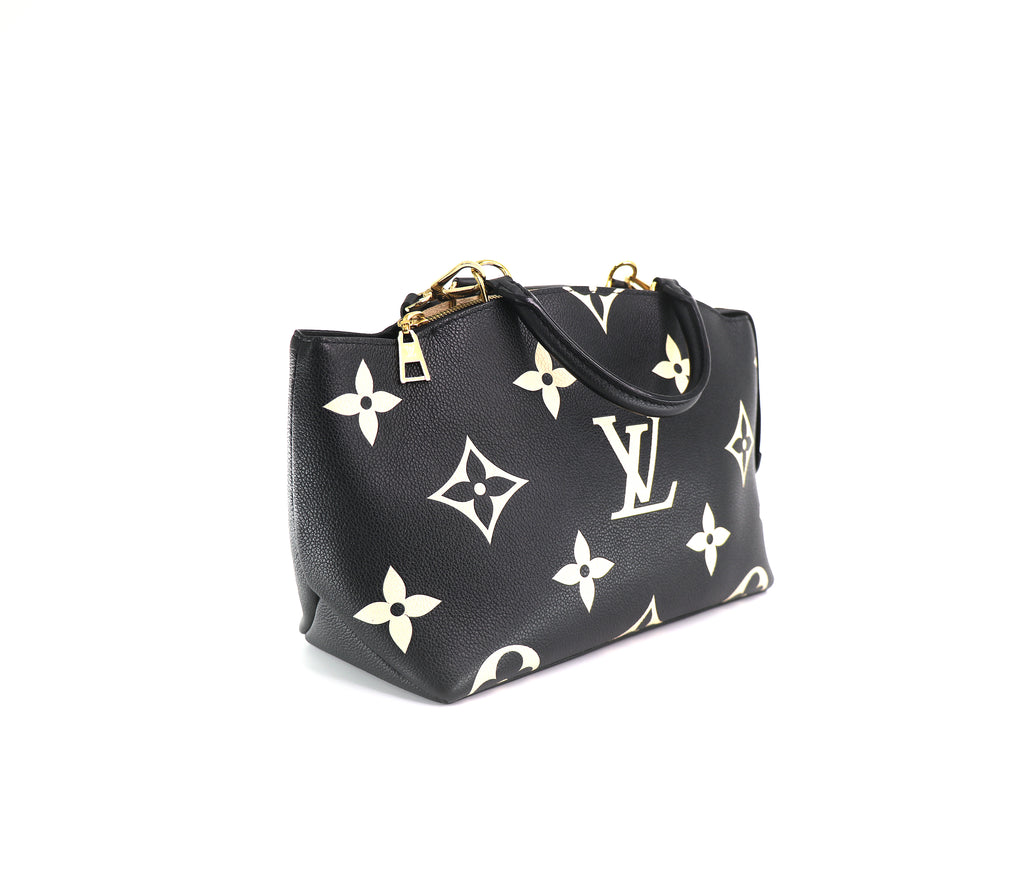 LOUIS VUITTON Petite Palais, Monogram Empriente Leather in Noir & Beige